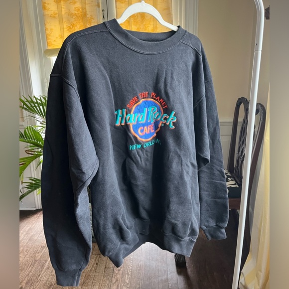 Vintage Hard Rock Save The Planet Sweatshirt - Picture 1 of 5